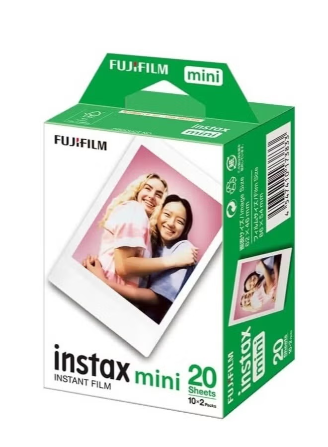 Fujifilm Instax Mini Colour Film with White Border – 20 Sheets