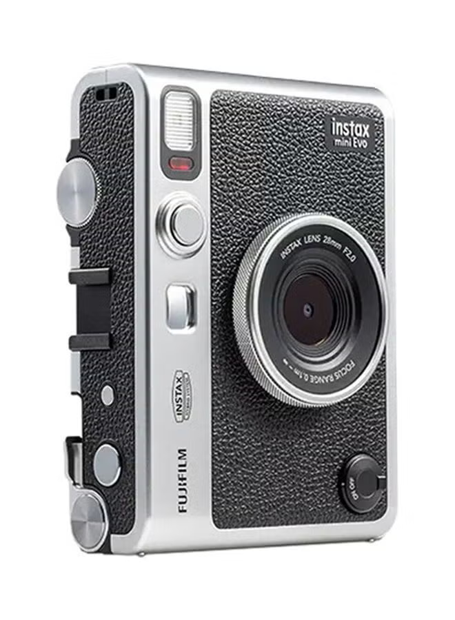 Fujifilm Instax Mini EVO Hybrid Instant Camera – USB-C, Digital Preview & Creative Effects